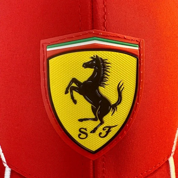 NWT Ferrari Team Hat Charles Leclerc size ADULT with adjustable back. NWT. - Picture 5 of 8